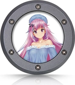 Thermaltake LCD Circle Panel Kit 2.1" für Thermaltake Ceres 350 MX, Monitor Kit, schwarz