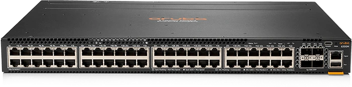 HPE Aruba CX 6300 Series 6300M Rackmount Gigabit Managed Switch, 48x RJ-45, 4x SFP56