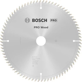 Bosch Professional Optiline Wood Kreissägeblatt 80Z, 254x2.5x30mm, 1 Stück