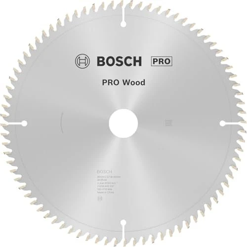 Bosch Professional Optiline Wood Kreissägeblatt 80Z, 254x2.5x30mm, 1 Stück