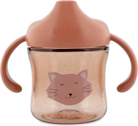 Trixie Trinklerntasse mit Griffen, 4+M, 200ml, Mrs. Cat