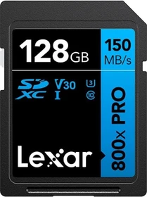 Lexar BLUE Series 800x R120/W45 128GB, UHS-I U3, Class 10
