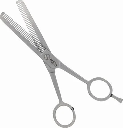 Parsa Beauty Effilierschere Haarschere mit Fingerhaken