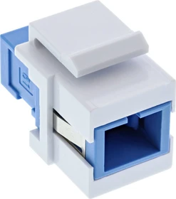 InLine Keystone Modul Fiber SC-Simplex/SC-Simplex Buchse, blau