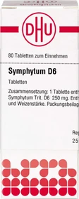 DHU Symphytum D6 Tabletten, 80 Stück