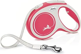 flexi New Comfort M, Gurt, 5m, rot