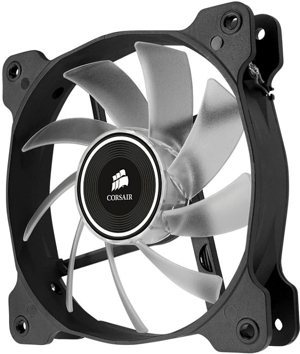 Corsair Air Series AF120 LED Red Quiet Edition, 120mm, 2er-Pack