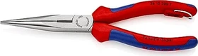 Knipex Flachrundzange mit Schneide, 20cm