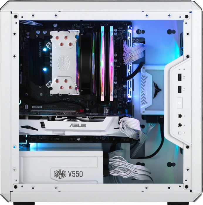Cooler Master MasterBox Q300L White, Acrylfenster