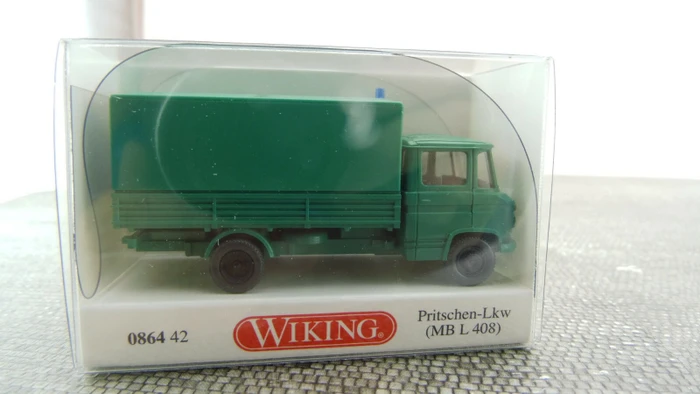 Wiking Polizei Pritschen-Lkw MB L 408