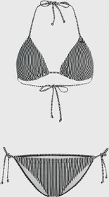 O'Neill Essentials Capri Bodney Bikini-Set black simple stripe (Damen)