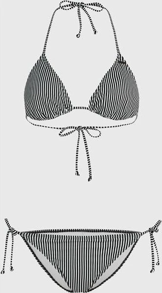 O'Neill Essentials Capri Bodney Bikini-Set black simple stripe (Damen)