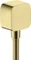 Hansgrohe Axor ShowerSolutions Wandanschluss softsquare polished goldoptik Vorschaubild