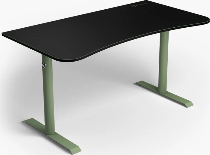 Arozzi Arena Medium Gaming Desk Schreibtisch 140x76cm schwarz/grün