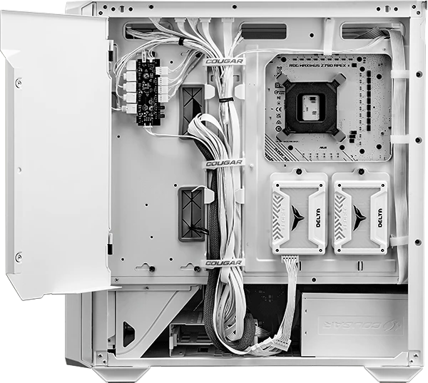 Cougar MX600 RGB, Glasfenster