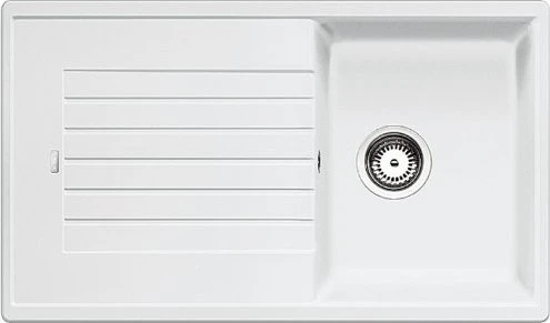 Blanco Zia 45 SL Becken reversibel mit Ablauffernbedienung weiß