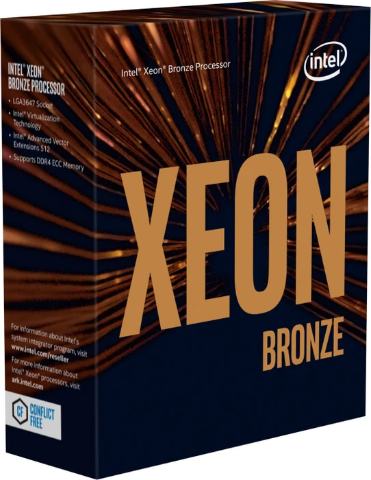 Intel Xeon Bronze 3106, 8C/8T, 1.70GHz, boxed ohne Kühler