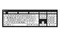 LogicKeyboard Nero Slim Line LargePrint PC, Black on White, USB, DE Vorschaubild