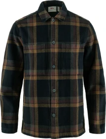 Fjällräven Singi Flannel Hemd langarm dark navy/wood brown (Herren)