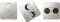 Bachmann Twist 2, 1-fach, 1x USB-Charger A/C, eckig, 2m, Edestahl-Optik Vorschaubild