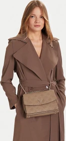 Guess Cresidia 4G-Logo Peony-Logo Mini Schultertasche dark taupe