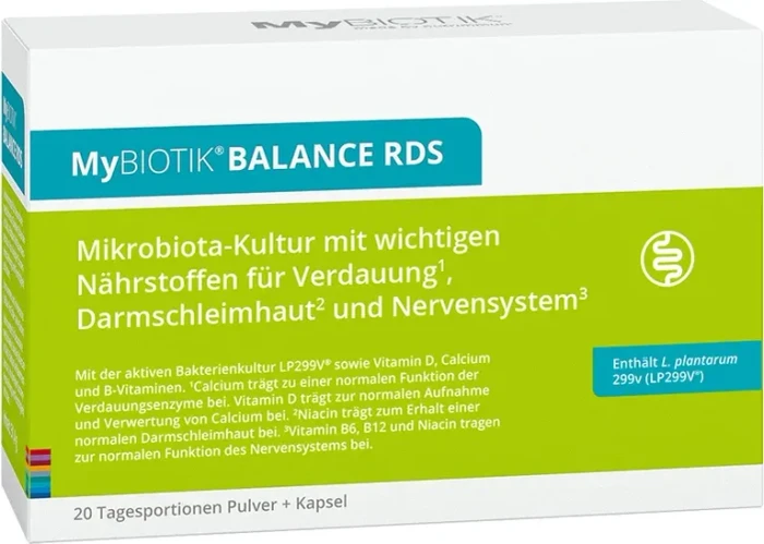 Nutrimmun MyBIOTIK Balance RDS Pulver + Kapseln, 40 Stück (20x Pulver + 20x Kapsel)