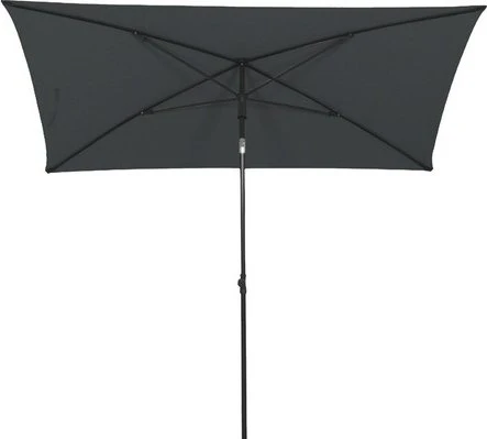 Siena Garden City Mittelmastschirm 210x140cm grau