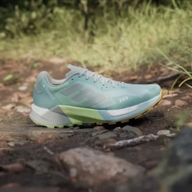 adidas Terrex Agravic Ultra semi flash aqua/wonder silver/lucid lemo (Damen)