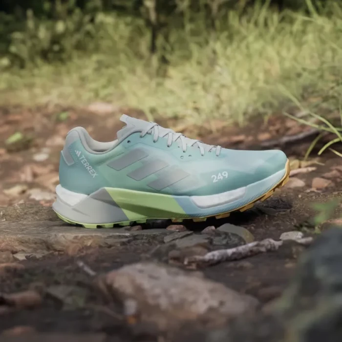 adidas Terrex Agravic Ultra semi flash aqua/wonder silver/lucid lemo (Damen)