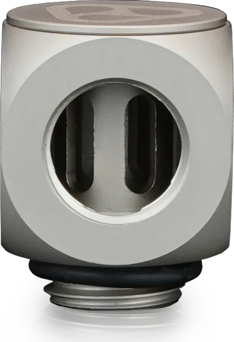 Thermal Grizzly DeltaMate Rotary 90°-Verbinder G1/4", matt nickel
