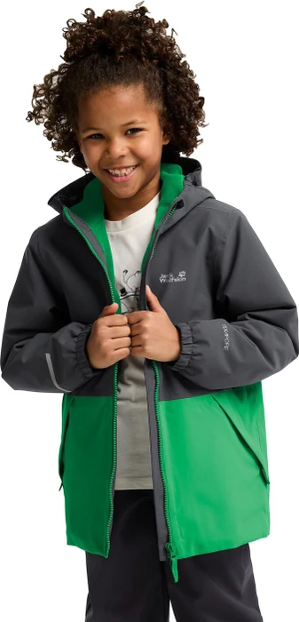 Jack Wolfskin Snow Days Funktionsjacke mystic green (Junior)