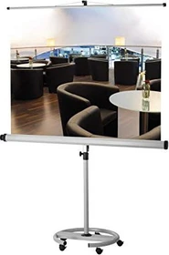 Franken Stativleinwand Mobil 1.2 mattweiße Folie 200x200cm