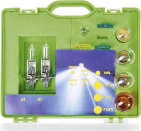 uniTEC Ersatzlampen Koffer 2x H1