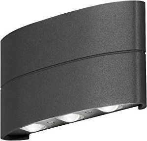 Konstsmide Chieri LED 18.5cm Wandleuchte anthrazit