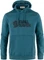Fjällräven Logo Hoodie deep sea (Herren) Vorschaubild