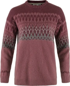 Fjällräven Övik Path Strickpullover mesa purple/dark garnet (Damen)