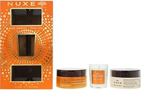 Nuxe Rêve de Miel Peeling 175ml + Öl 200ml + Kerze Geschenkset