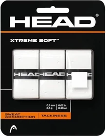 Head Xtremesoft Overgrip Griffband weiß, 3 Stück