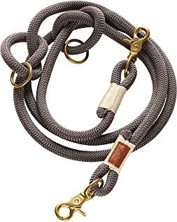 Hunter Sansibar Rantum Verstellbare Führleine für Hunde, , modern, nautisch, 1x200cm, grau