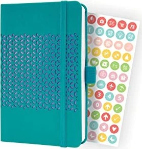 Sigel Jolie Wochenkalender 2024, A6, Hardcover, türkis, 87 Blatt