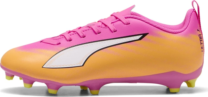Puma Ultra 6 Play FG/AG poison pink/puma white/sun stream/bright aqua (Junior)
