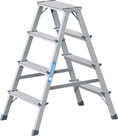 Zarges Scana B Alu 2-tlg. Stehleiter, 2x 4 Stufen