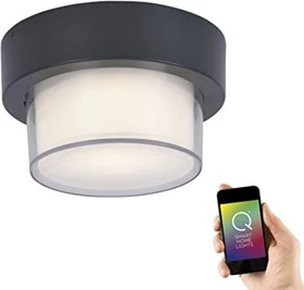 Paul Neuhaus Q-Erik LED Deckenleuchte 8.4W rund anthrazit