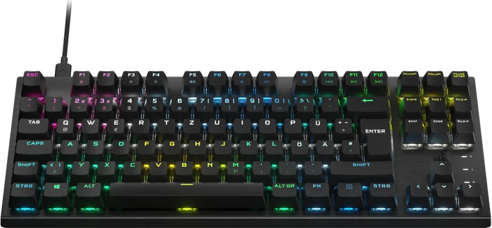 Corsair K60 PRO TKL RGB, Corsair OPX, USB, DE