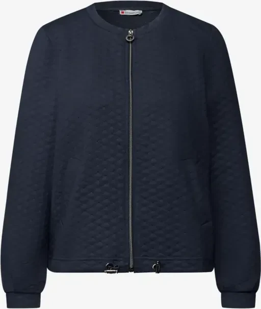 Street One Zipper Jacke mit Struktur Jacke shadowed navy (Damen)