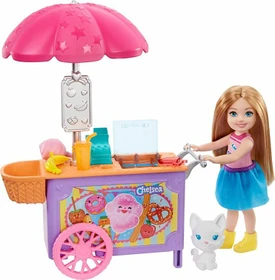 Mattel Barbie - Chelsea Imbisswagen Spielset mit Puppe