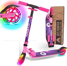 Apollo Moonracer City LED Scooter stars