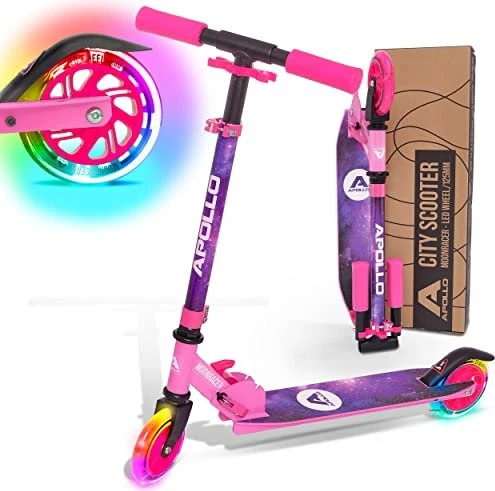 Apollo Moonracer City LED Scooter stars
