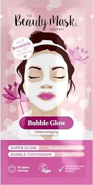 The Beauty Mask Company Crazy Cactus Bubble Tuchmaske, 1 Stück