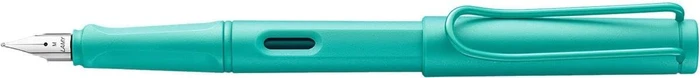 Lamy safari candy aquamarine, rechte Hand, extra fein